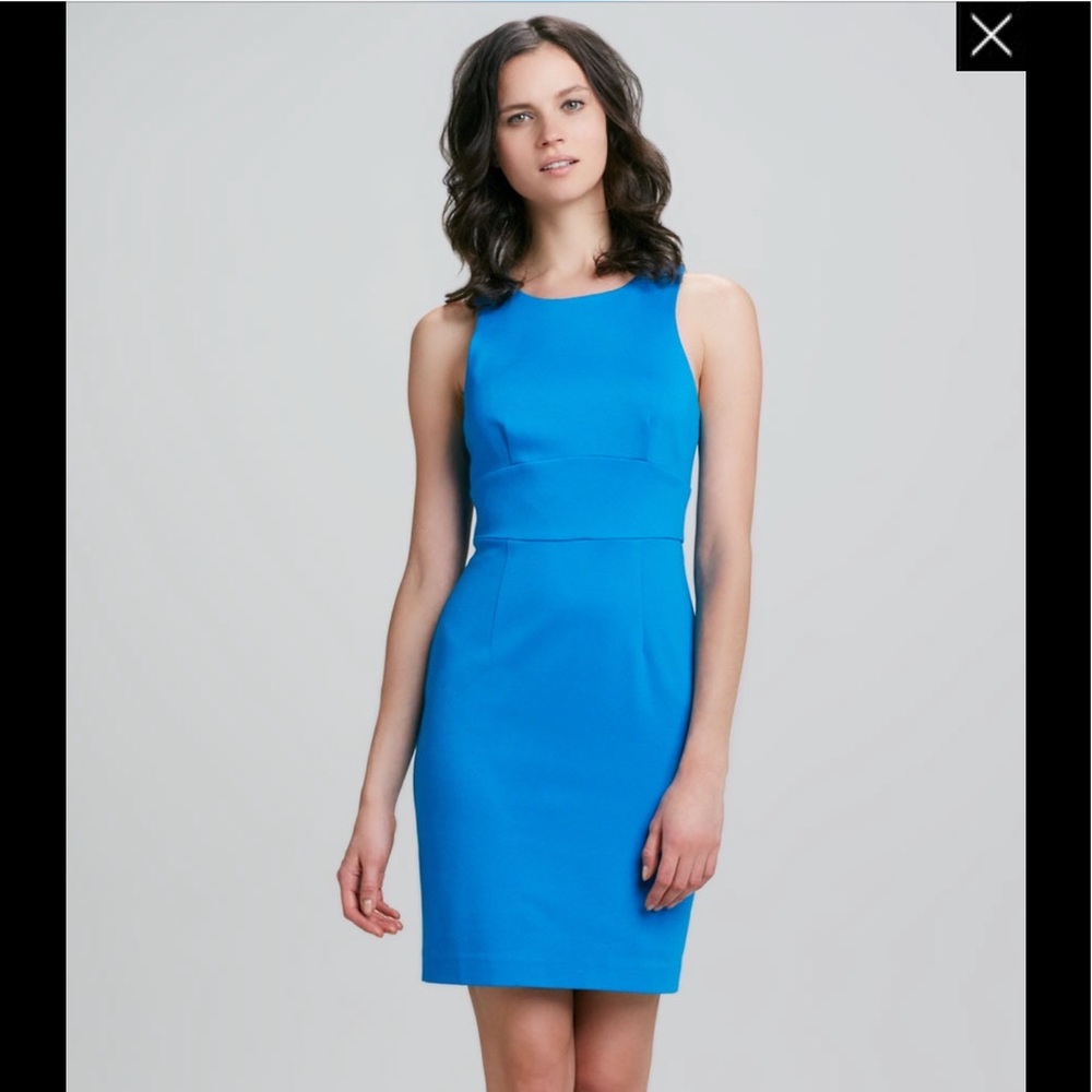 PRISTINE Trina Turk Blue Robyn Sleeveless Dress 12